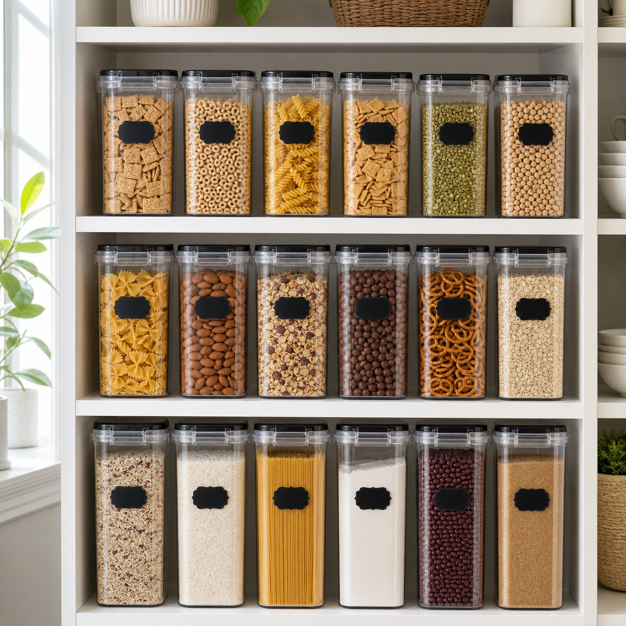 24-Piece Airtight Pantry Container Set — lifestyle