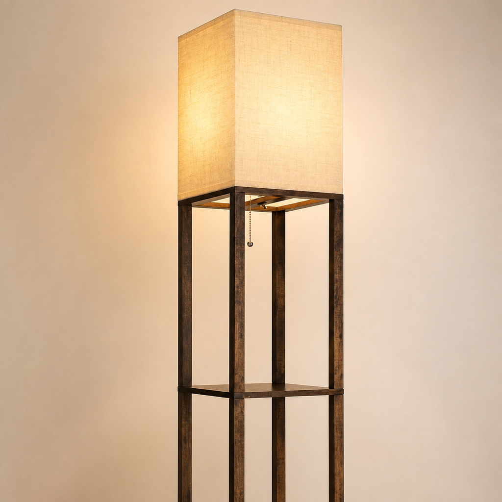 3-CCT Shelf Floor Lamp — detail