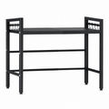 2-Tier Expandable Microwave Counter Rack — white main