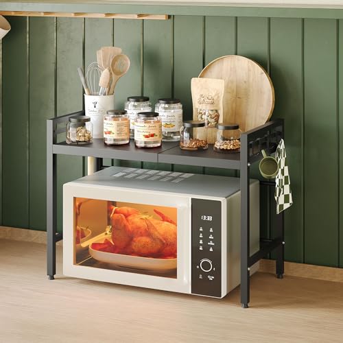 2-Tier Expandable Microwave Counter Rack — source secondary