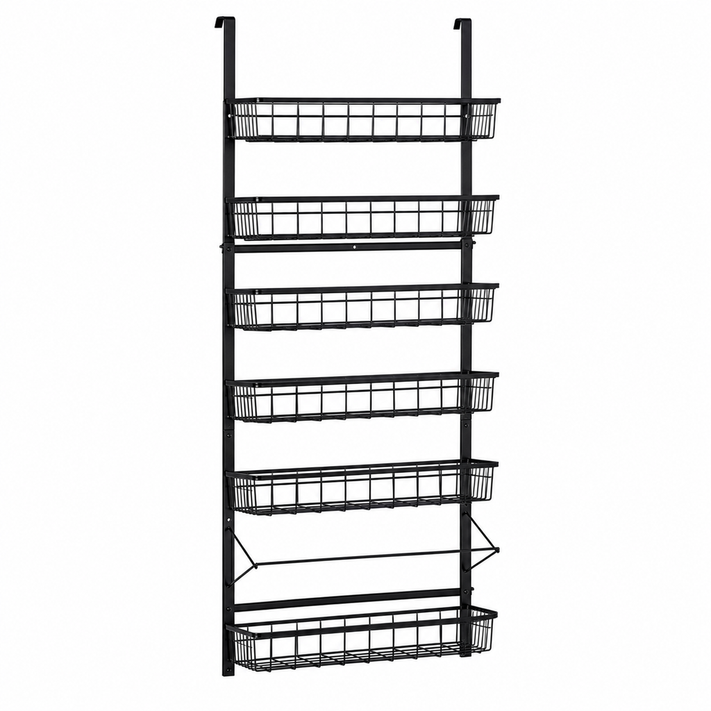 6-Tier Over-the-Door Pantry Organizer — white main