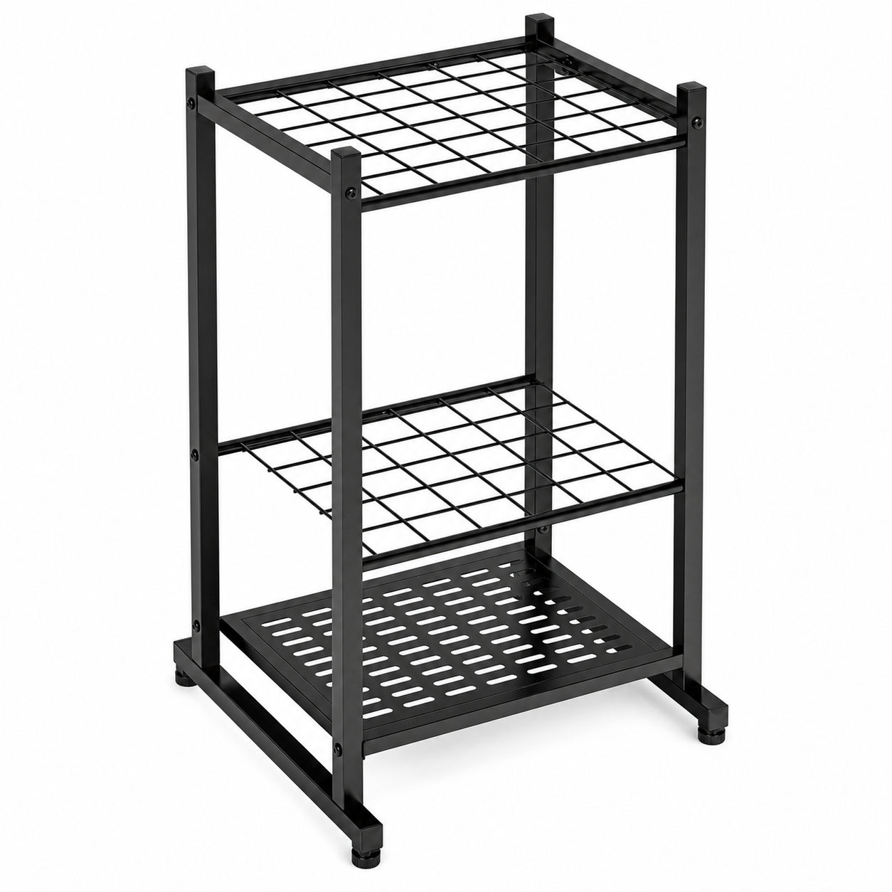 35-Slot Steel Garden Tool Organizer — detail
