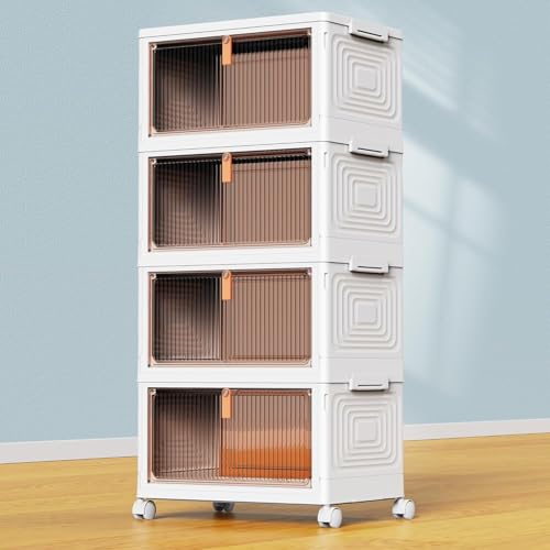 4-Tier Rolling Storage Bin with Front Doors — source secondary