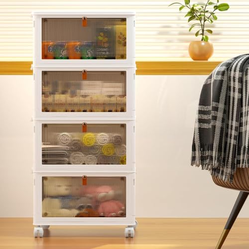 4-Tier Rolling Storage Bin with Front Doors — source secondary