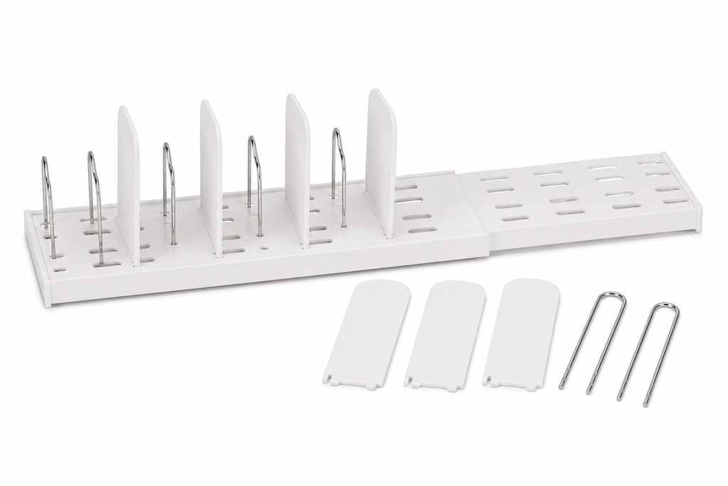 2-Pack Expandable Pan and Lid Organizers — detail